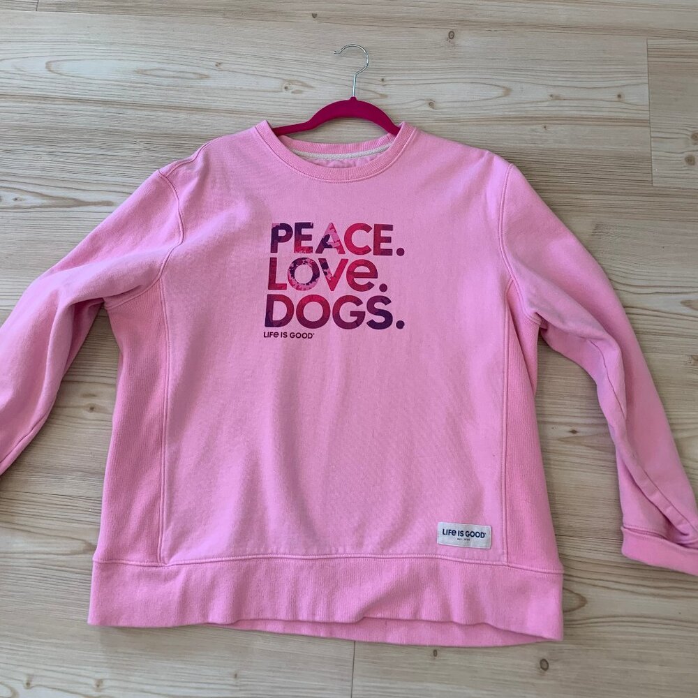 LIFE IS GOOD Crewneck Sweatshirt Sz. XL